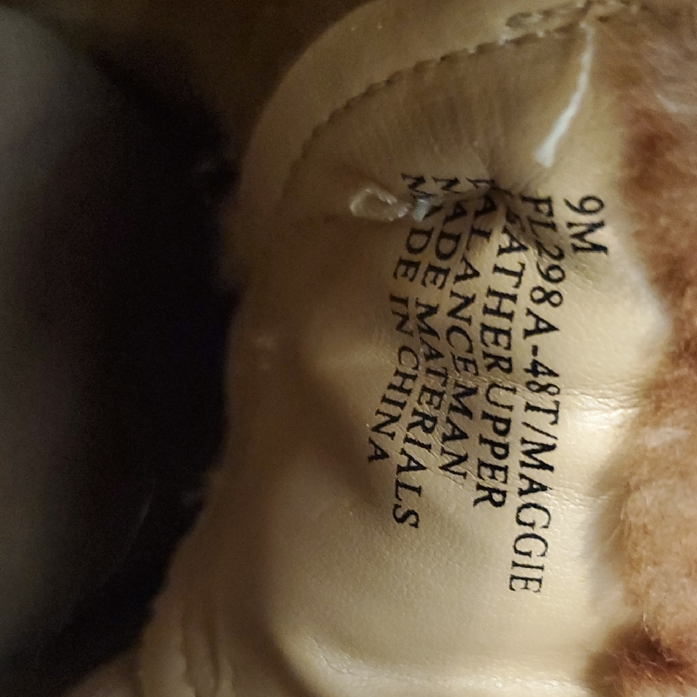 Ruff Hewn Brown Shearling Lined Mules - image 5